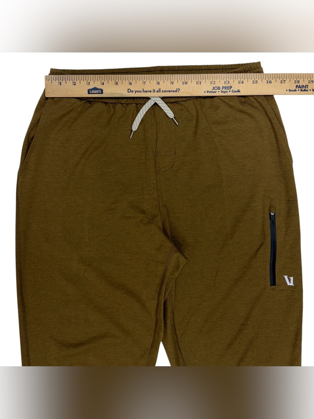 Vuori Sunday Performance Jogger Men Large Brown Athletic Tapered Sweat Pant V416 - Picture 5 of 9